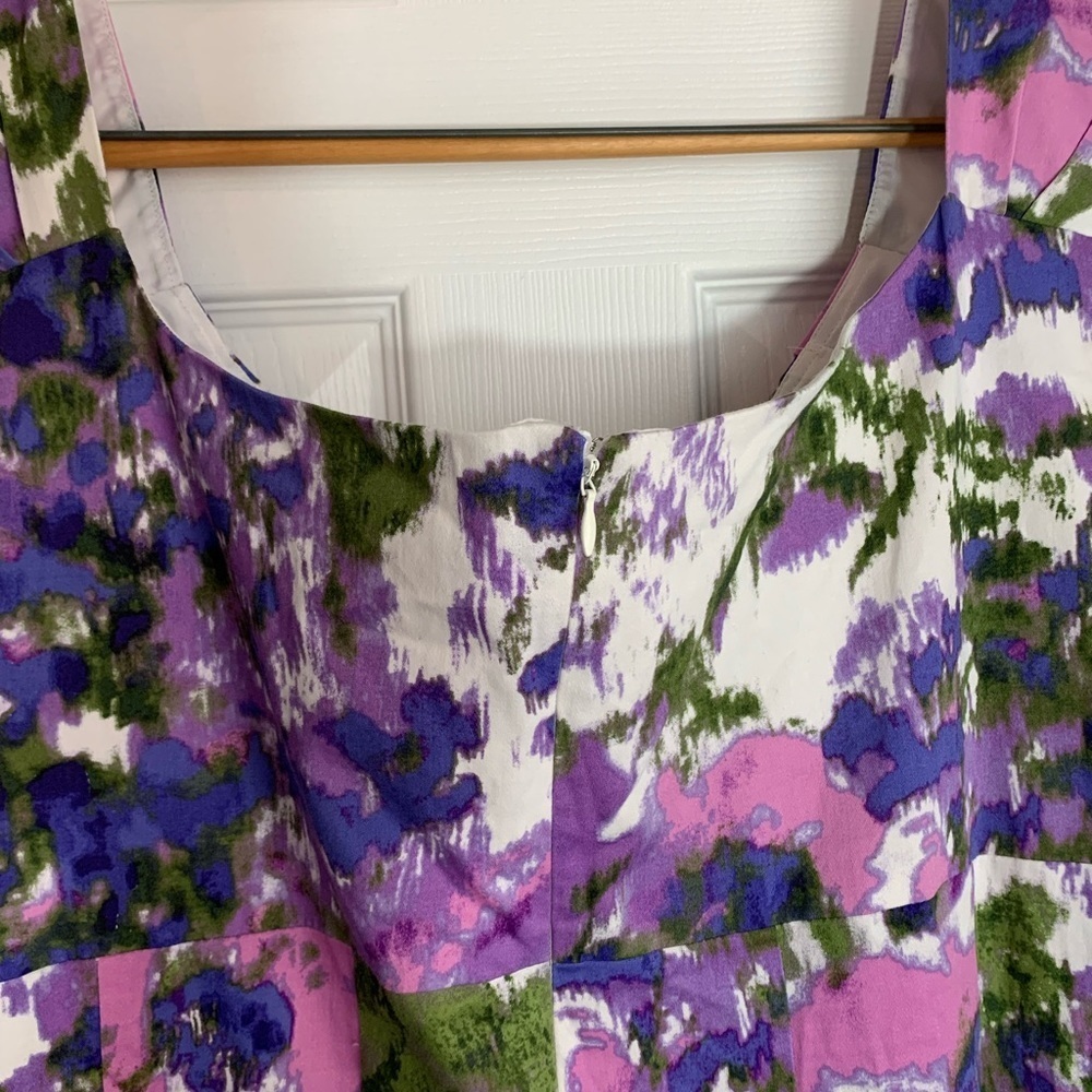 Signature Ella Watercolor Empire Waist Dress, [Sz 22W] - Picture 8 of 11